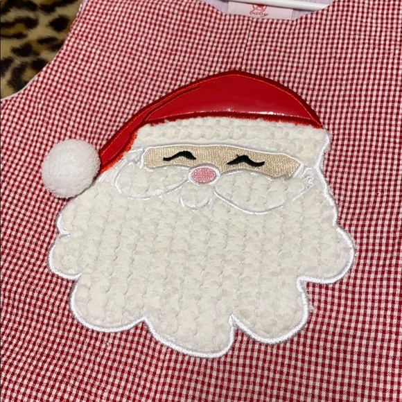 12-18 mo Mud Pie Boys Christmas Santa Outfit - Picture 2 of 6